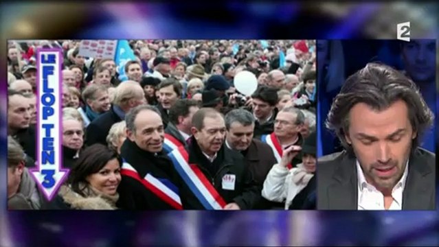 Ruquier : Copé n'a pas toujours aimé les manifs