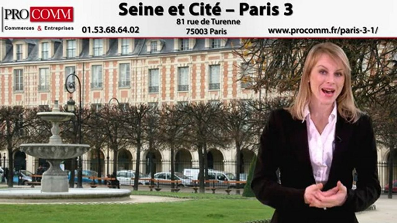 Location local Paris 3ème