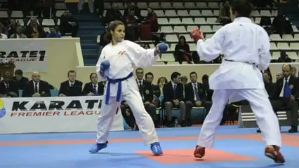 Karate 1 Premier League Paris 2013 - Leila Heurtault gagne en -61kg