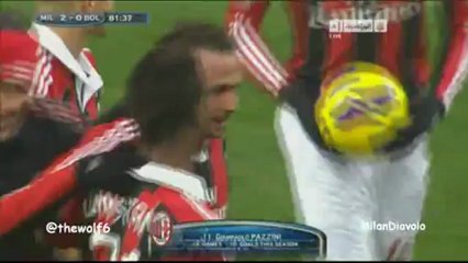 Pazzini Second Goal Against Bologna 20-1-2013