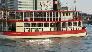 Rotterdam, Pays Bas : bateau comme en Amérique