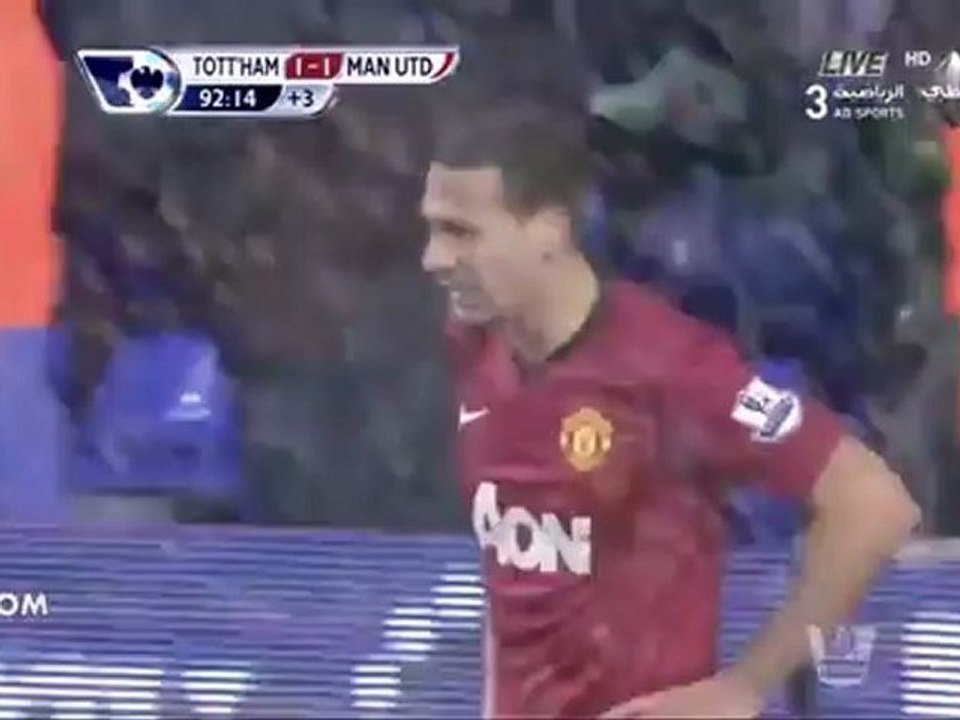 اهداف مباراة مانشيستر يونايتد و توتنهام 20/1/2013 فى الدورى الانجليزى