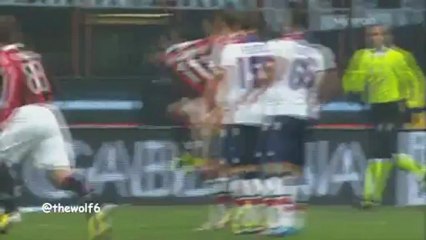 AC Milan 2-1 Bologna- All Goals & Highlights 20-1-2013