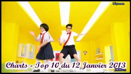 Charts KKbox ~ Top 10 du 12 Janvier 2013