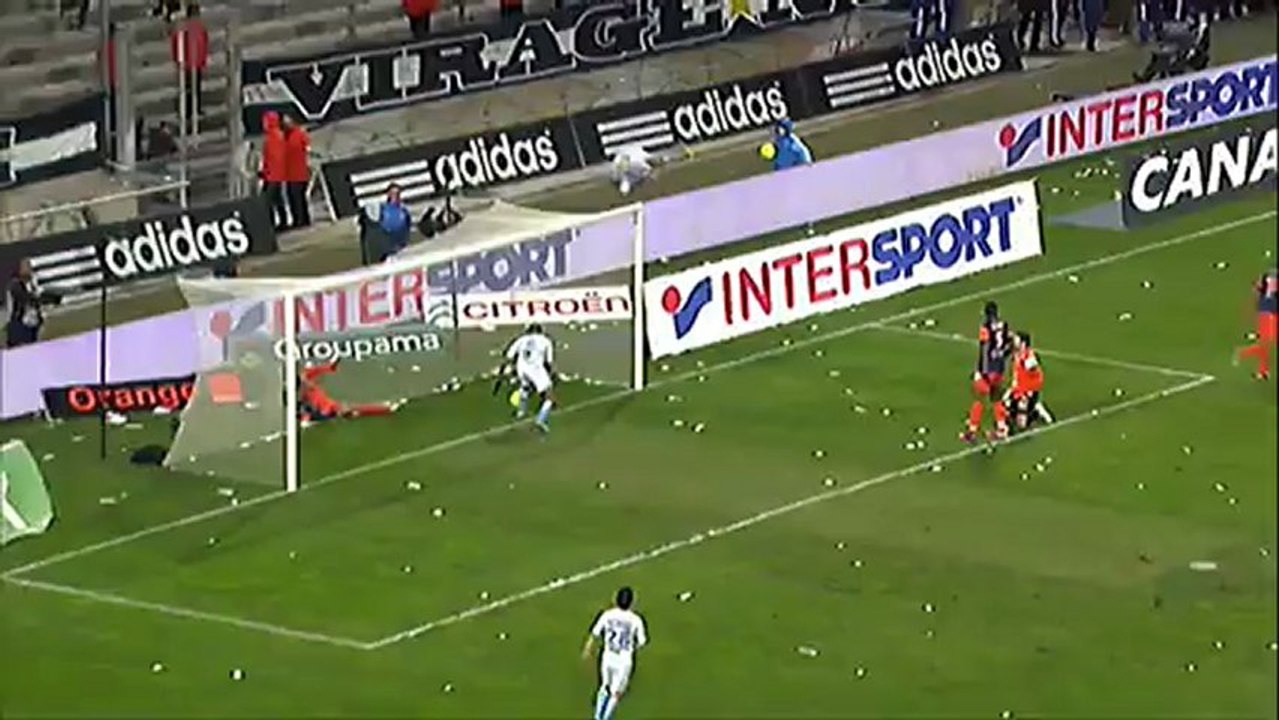 But Jordan AYEW (79ème) - Olympique de Marseille - Montpellier Hérault SC (3-2) - saison 2012/2013