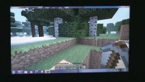 Minecraft Walk-through Chapter 22, with zombies and skeletons and creepers