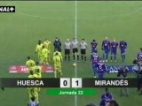 Liga Adelante  Huesca 0  Mirandés  1
