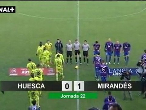 Liga Adelante Huesca 0 Mirandés 1