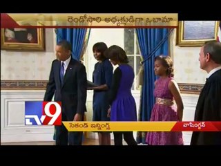 Obama sworn in as U.S President for 2nd time