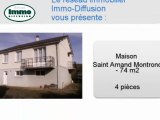 Achat Vente Maison Saint Amand Montrond 18200 - 74 m2