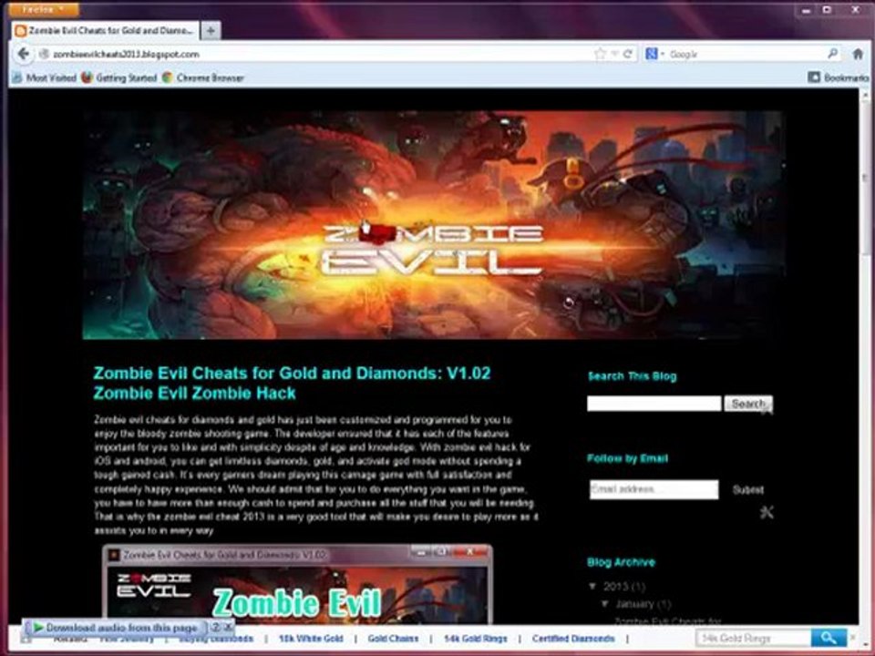 Unlock Zombie Evil Items For free