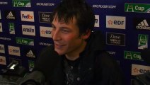 François Trinh-Duc après Montpellier Hérault Rugby - Toulon HCUP : 19/01/2013