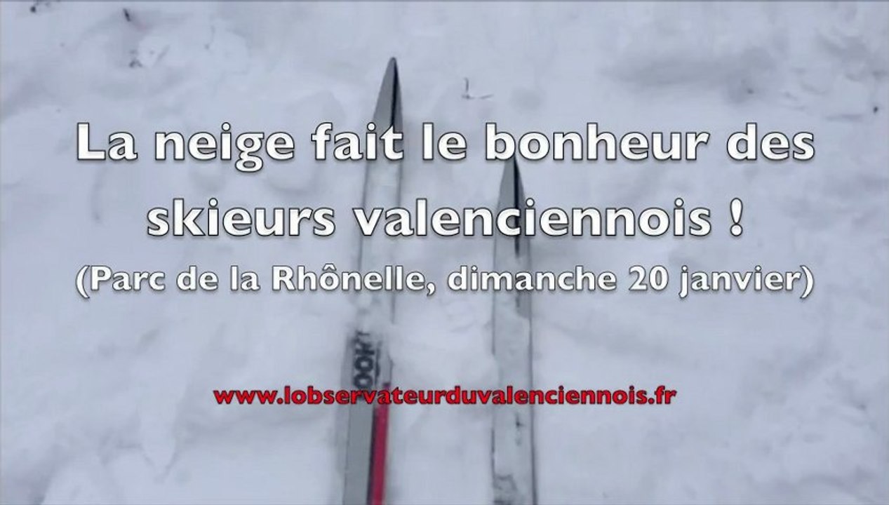 Quand la neige fait le bonheur des skieurs valenciennois