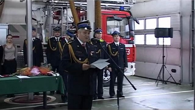 Odejście na emeryturę Komendanta Powiatowego Państwowej Straży Pożarnej Ostrów Mazowiecka 2013