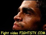 Thiago Tavares prepares to enter the Octagon before his lightweight Khabib Nurmagomedov at the UFC on FX
