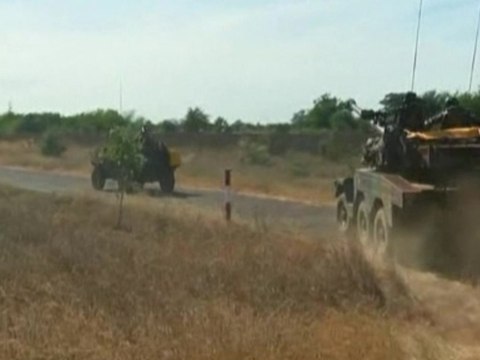 French blast rebels out of key Malian town