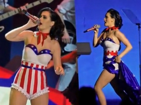 Katy Perry Wows in an American Flag Outfit at Kids' Inaugural Concert