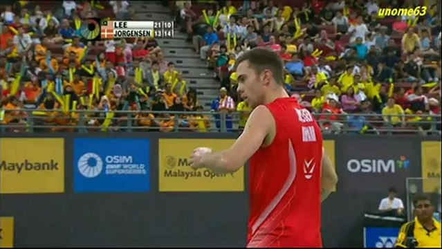 MAYBANK Malaysia Open 2013 ~ MSSF ~ L.C.Wei[MAS] vs Jorgensen[DEN] ~ Part 2