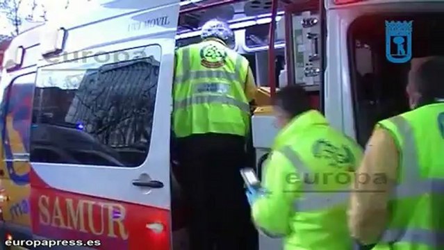 Un coche atropella a dos personas en la Castellana