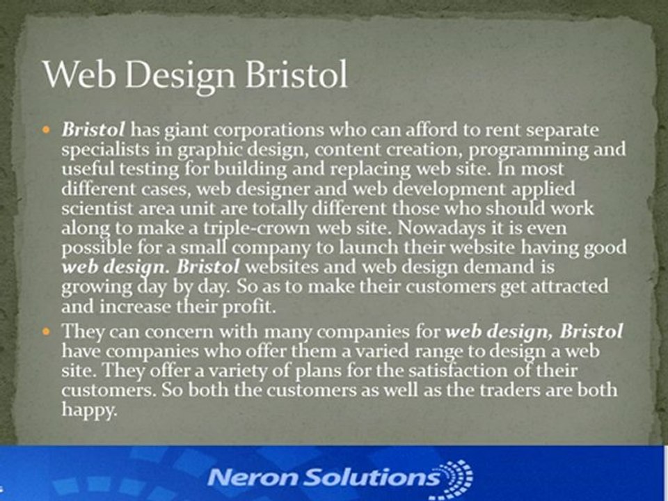 Web Design Bristol