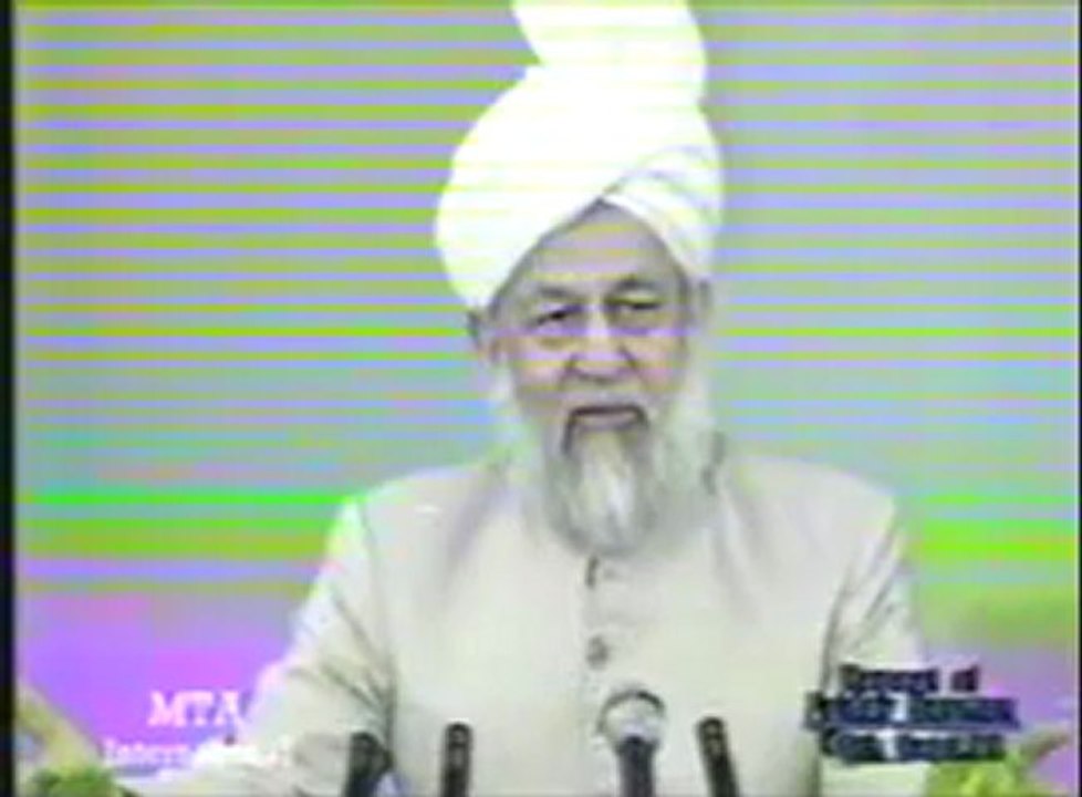 Mirza Tahir Ahmed admitting illness during Mubahila.