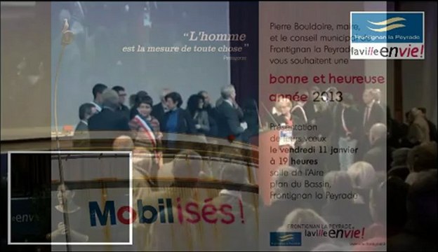 Frontignan la Peyrade - Voeux à la population 2013 - 11/01/2013