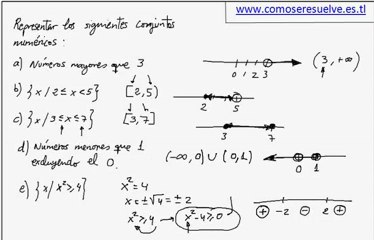 Intervalos de numeros reales