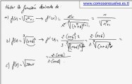 Derivada de otra funcion por reglas de derivacion ejemplo 2