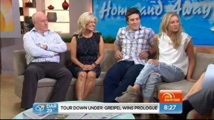 Home and Away 2013 - Cast on Sunrise
