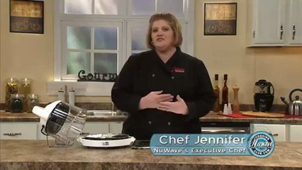 Tent your food in the NuWave Mini Oven