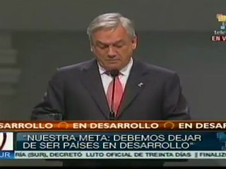 Debemos dejar de ser países en desarrollo: Piñera