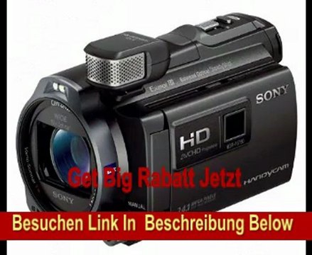 Sony HDR-PJ780VE HD Flash Camcorder (1920 x 1080 Pixel, ZEISS Optik mit 10-fach Zoom, Projektor mit 35 Lumen, HDMI, 32GB Speicher) schwarz
