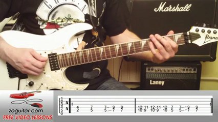 Black Sabbath - Iron Man (main riff) + TAB