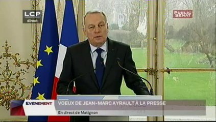 EVENEMENT,Voeux de Jean-Marc Ayrault à la presse