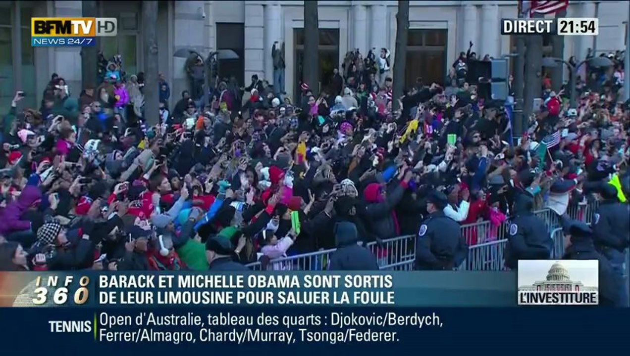 Barack OBAMA Remontant pennsylvania avenue en  2013
