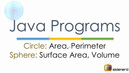 Java Program Circle Area and Perimeter Code [HD 1080p]