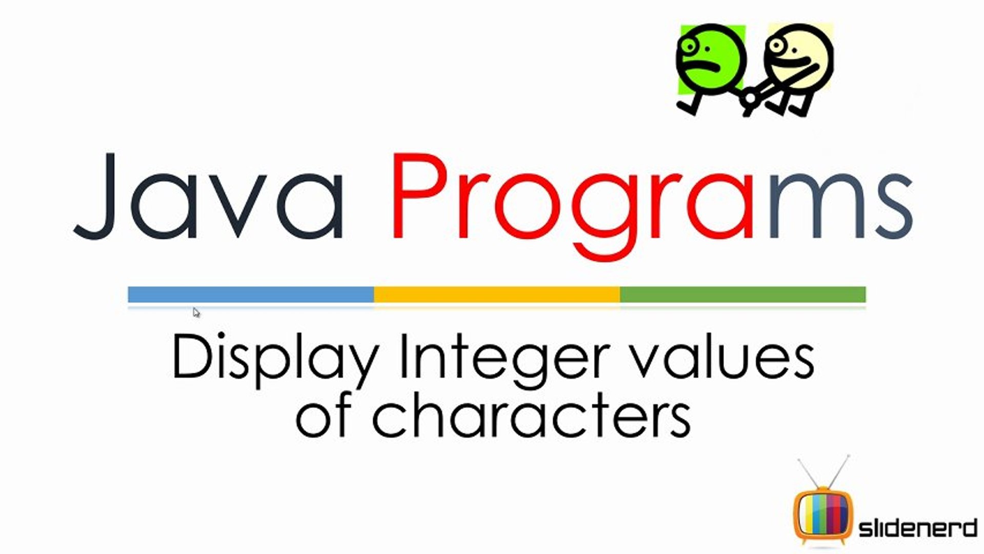 Java Program Convert Character to Integer Code [HD 1080p]