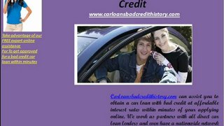 Guaranteed Auto Loan For Bad Credit