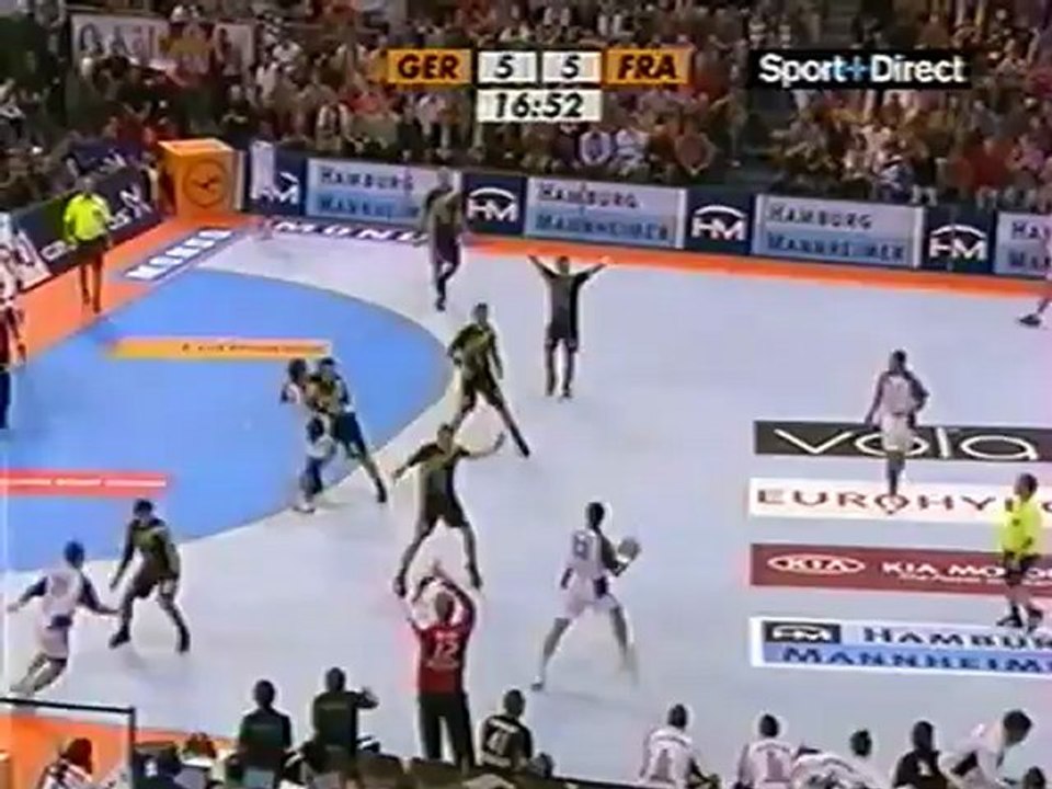 Championnat du Monde 2007 Demi.Finale ALLEMAGNE - FRANCE 1ère mi-temps