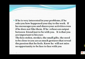 How do I know if he loves me?