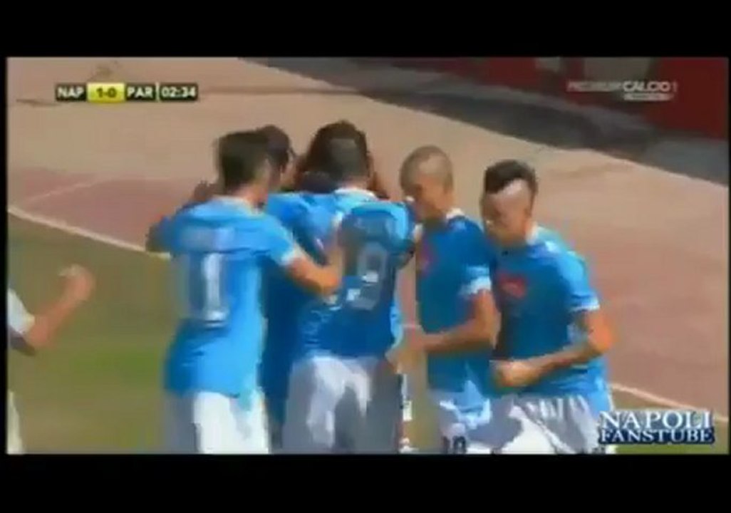 Cavani Gangnam Style Celebration - Napoli vs. Parma