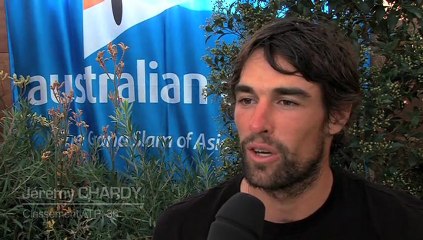 Jérémy Chardy évoque son quart de finale face à Andy Murray