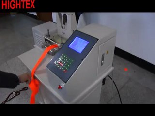 Maquina de corte de calor para eslingas de poliester