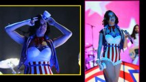 Katy Perry Goes Patriotic Wearing American Flag! [HD]