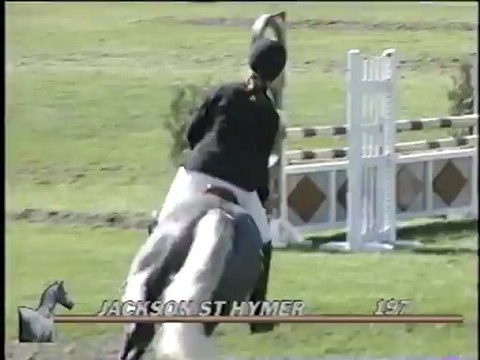 Jackson St Hymer a la finale des cycles classique poney D 6 ans Fontainebleau 2003