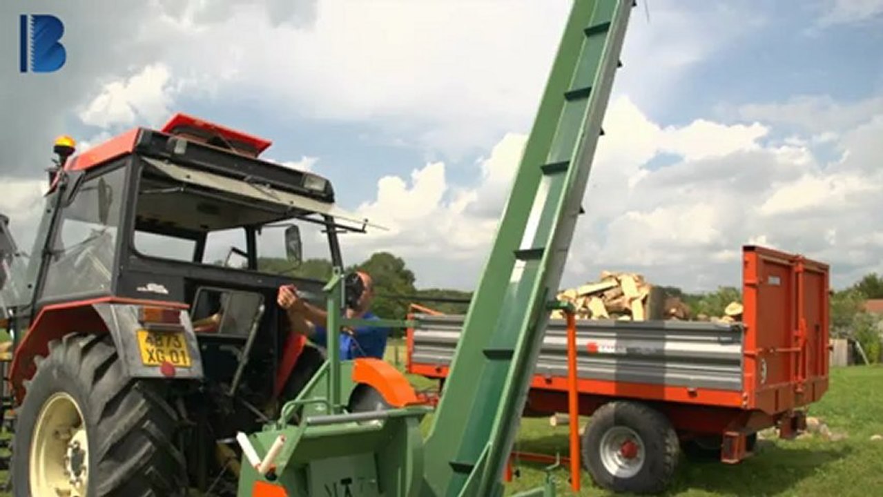 Scie circulaire prise de force et tapis telescopique 5m