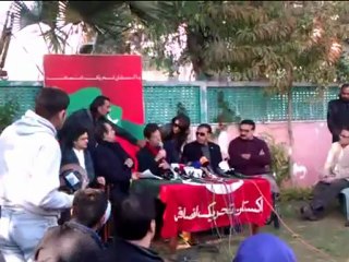 Imran khan speaking for kamran faisal and wali babar