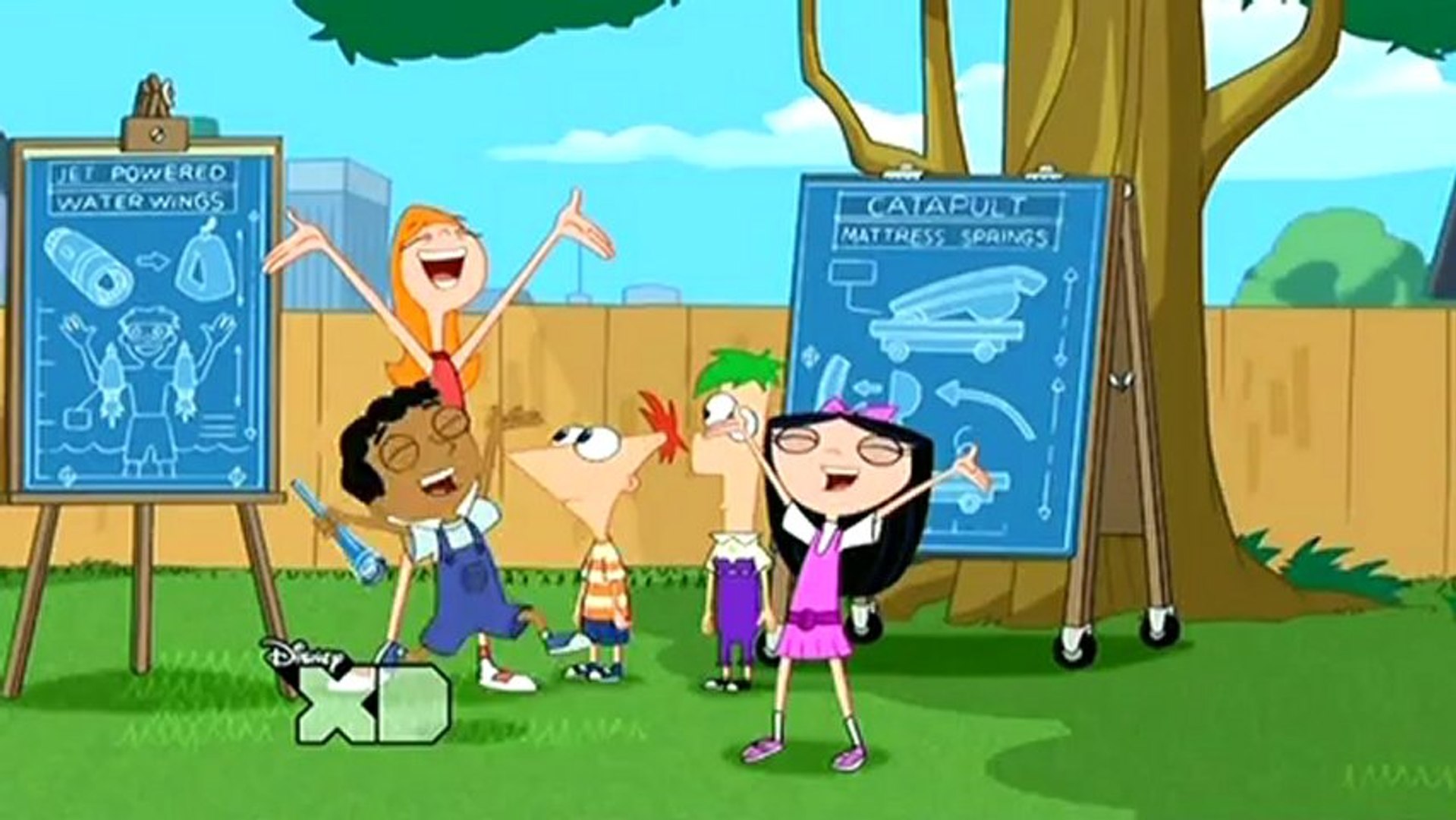 ⁣Phineas Et Ferb - song french - avec ces plans