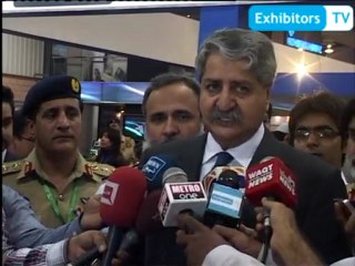 Honorable Mr. Syed Naveed Qamar, Defence Minister of Pakistan visited IDEAS 2012 (Exhibitors TV @ IDEAS Pakistan 2012)