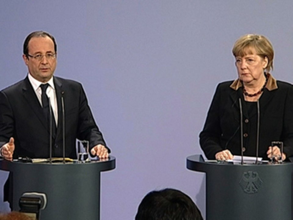 Conférence de presse conjointe avec Mme Angela Merkel, à Berlin